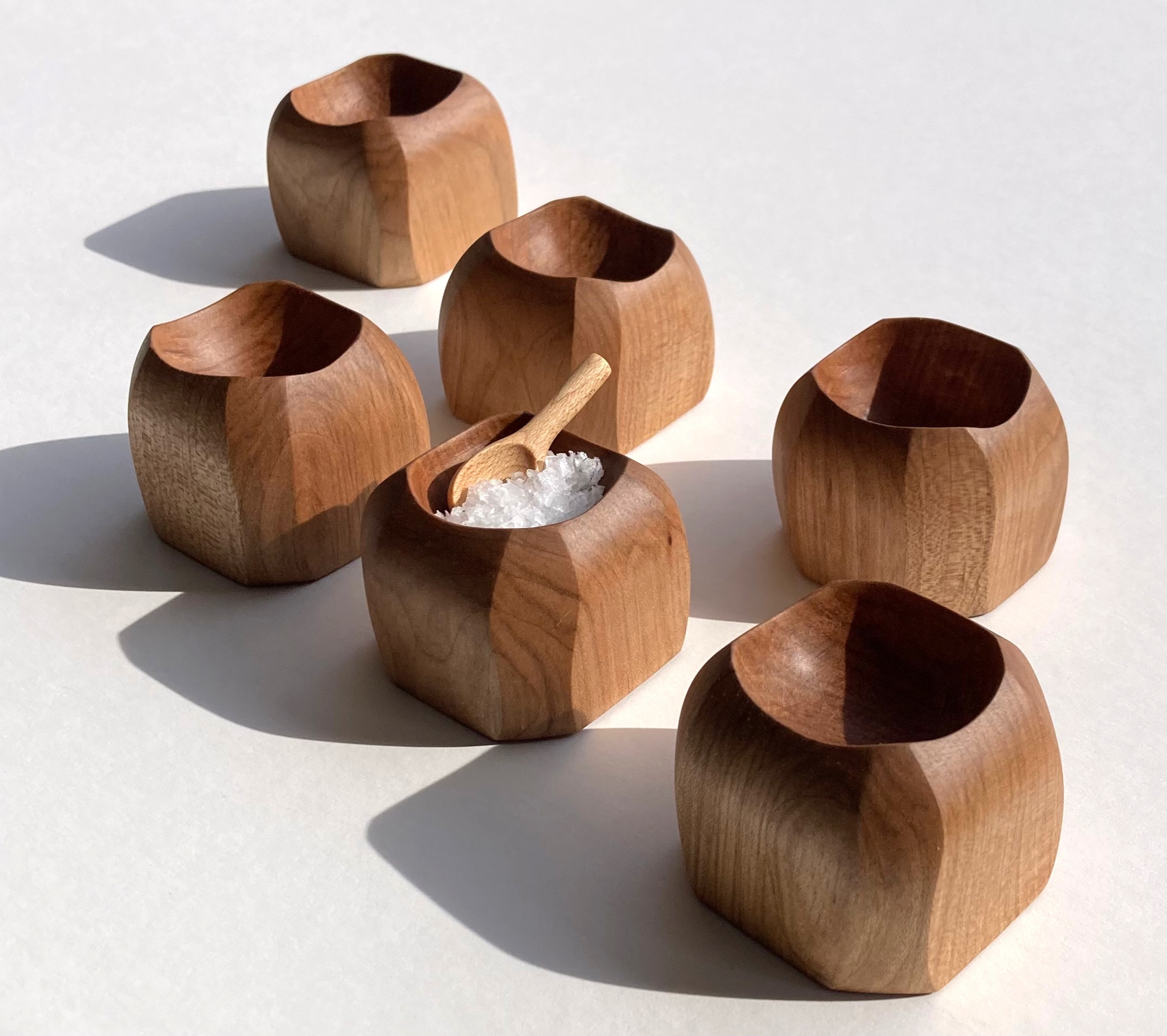 wooden salt cellar